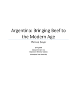 Argentina: Bringing Beef to the Modern Age