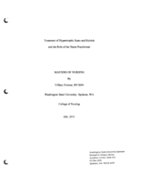 Treatment of Hypertrophic Scars and Keloids and the Role of the Nurse Practitioner