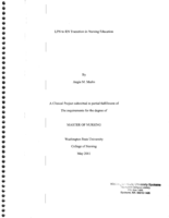 LPN to RN Transition in Nursing Education