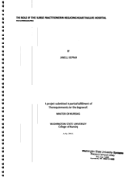 The Role of the Nurse Practitioner in Reducing Heart Failure Hospital Readmissions