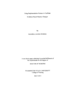 Using Implementation Science to Facilitate Evidence-Based Practice Changes