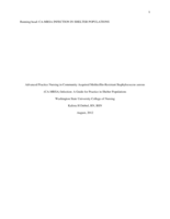 Advanced Practice Nursing in Community Acquired Methicillin-Resistant Staphylococcus aureus (CA-MRSA) Infection: A Guide for Practice in Shelter Populations