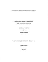Research Review: Resilience in Child Maltreatment and Abuse