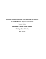 Amoxicillin Treatment Regimens for Acute Otitis Media and the Impact on Penicillin-Resistant Streptococcus pneumoniae