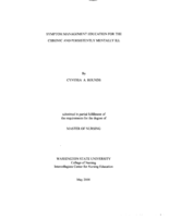 Symptom Management Education For the Chronic and Persistently Mentally Ill