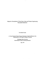 Subjective Descriptions of Chest Pain in Men and Women Experiencing Myocardial Infarctions
