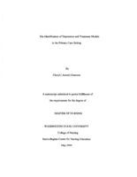 The Identification of Depression and Treatment Models in the Primary Care Setting