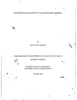 Diagnosis and Management of Gastrointestinal Bleeding