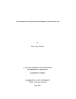 The Evaluation of Polycythemia and the Diagnosis of Polycythemia Vera