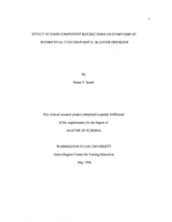 Effect of Food Component Restrictions on Symptoms of Interstitial Cystitis/Painful Bladder Disorder