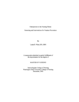 Osteoporosis in the Nursing Home: Screening and Interventions for Fracture Prevention