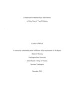 Lifestyle and/or Pharmacologic Interventions to Delay Onset of Type 2 Diabetes