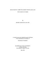 BSN Students' Computer Anxiety Prevelence and Test Score Outcomes