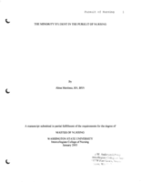 The Minority Student in the Pursuit of Nursing