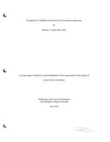 Perceptions of Telephone Interventions for Postpartum Depression