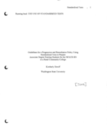 Guidelines for a Progression and Remediation Policy Using Standardized Tests to Prepare Associate Degree Nursing Students for the NCLEX-RN at a Rural Community College