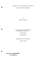 Community Health Workers and Control of Heart Failure Exacerbation