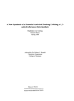 A new synthesis of a potential antiviral prodrug utilizing a 1,2-anhydrofuranose intermediate