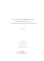 Lack of awareness of hemochromatosis in the healthcare community and the detrimental effects of late diagnosis