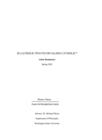 Is Catholic pentecostalism catholic?