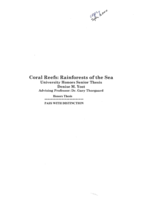 Coral reefs: Rainforests of the sea