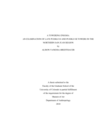 Towering enigma: an examination of late Pueblo II and Pueblo III towers in the northern San Juan region