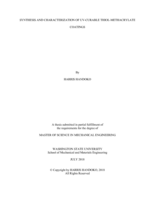 Synthesis and characterization of UV-curable Thiol-methacrylate coatings