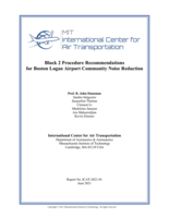 Block 2 Procedure Recommendations for Boston Logan Airport Community Noise Reduction