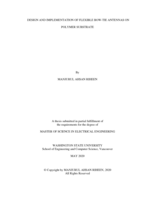 Design and implementation of flexible bow-tie antennas on polymer substrate