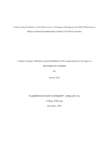 Evidence-Based Guidelines for the Effectiveness of Therapeutic Hypothermia and aEEG Monitoring for Hypoxic Ischemic Encephalopathy in Infants 35-42 Weeks Gestation