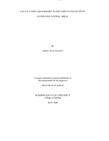 Facilitators and Barriers to Implementation of STEMI Guidelines in Rural Areas