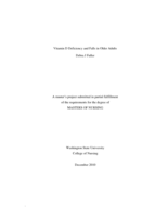 Vitamin D Deficiency and Falls in Older Adults