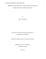 Depression Among Hispanics: Understanding Differences in Screening and Diagnosing Depression