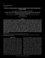 Proteomic and physiological responses of leopard sharks (Triakis semifasciata) to salinity change