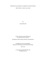 The effects of hands-on learning on stem student motivation: a meta-analysis