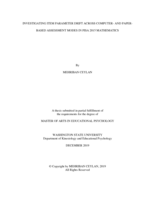 Investigating item parameter drift across computer- and paper-based assessment modes in pisa 2015 mathematics