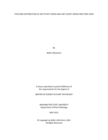 TITER AND DISTRIBUTION OF HOP STUNT VIROID AND HOP LATENT VIROID INFECTING HOPS