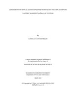 Assessment of Optical Sensor Sprayer Technology for Application in Eastern Washington Fallow Systems