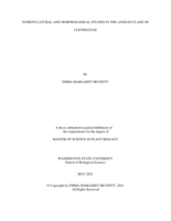 NOMENCLATURAL AND MORPHOLOGICAL STUDIES IN THE ANDEAN CLADE OF  CLEOMACEAE