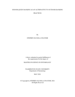 INDOOR QUEEN BANKING AS AN ALTERNATIVE TO OUTDOOR BANKING  PRACTICES