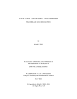 A FUNCTIONAL TANDEM REPEAT VNTR2-1 IN HUMAN TELOMERASE GENE REGULATION