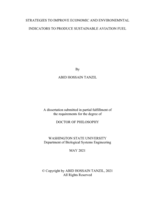 STRATEGIES TO IMPROVE ECONOMIC AND ENVIRONEMNTAL INDICATORS TO PRODUCE SUSTAINABLE AVIATION FUEL
