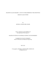 MAGNETIC GLASS CERAMICS: A STUDY OF HEXAFERRITES IN THE STRONTIUM BORATE GLASS SYSTEM