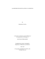 ALGORITHMS FOR PATH PLANNING IN 3D PRINTING