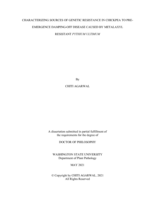 CHARACTERIZING SOURCES OF RESISTANCE TO PRE-EMERGENCE DAMPING-OFF DISEASE CAUSED BY METALAXYL RESISTANT PYTHIUM ULTIMUM