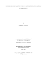 HOW DOES GENOMIC VARIATION EVOLVE IN ASEXUAL POPULATIONS AFTER AN INVASION EVENT?