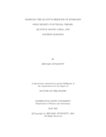 Modeling the Quantum Behavior of Hydrogen using Density Functional Theory, Quantum Monte Carlo, and Machine Learning