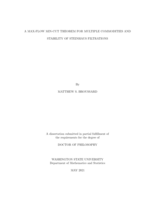 A Max-Flow Min-Cut Theorem for Multiple Commodities and Stability of Steinhaus Filtrations