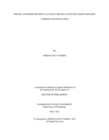 The Relationship between Cultural Beliefs and Intelligence Beliefs: A Priming Investigation