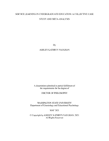 SERVICE LEARNING IN UNDERGRADUATE EDUCATION: A COLLECTIVE CASE STUDY AND META-ANALYSIS